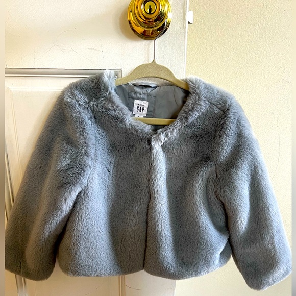 Baby Gap Faux Fur Coat - Picture 4 of 8